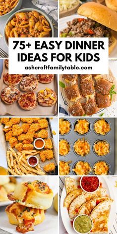 easy dinner ideas for kids to make