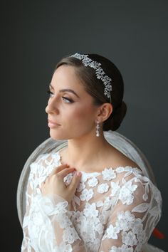 Headband for Bride | EDEN LUXE Bridal Beautiful Tiaras, Lady Mary, Gown Photos, Princess Madeleine, Bridal Show, Wedding Headband, Pretty Packaging, Bridal Tiara, Bridal Headband