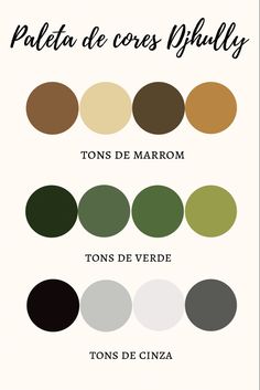 an image of different colors in the same color scheme, with text that reads palettes de