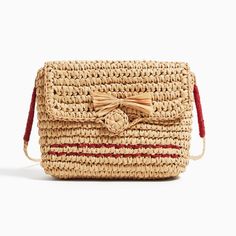 New With Tags. Part Of The Zara Kids Bags Collection, This Super Cute Raffia Flap Bag Features A Pop Of Red Contrast Against The Natural Straw Color. Flap Closes With A Matching Raffia Button At The Front. Fringe-Y Bow Style Knot Detail At The Front Adds An Extra Touch For That Slightly Elevated Look. Works Just As Well For Adults As For Kids! Casual Zara Rectangular Shoulder Bag, Casual Zara Shoulder Bag, Summer Gift Red Shoulder Bag, Summer Red Shoulder Bag As A Gift, Red Shoulder Bag For Summer Gift, Summer Gift: Red Shoulder Bag, Zara Casual Crossbody Bag, Casual Zara Crossbody Bag, Zara Casual Brown Bag