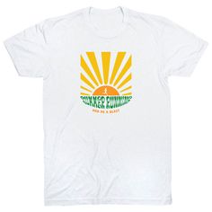 Get ready for summer vibes with the Summer Running Had Me A Blast tee featuring a fun and vibrant summer design! Crafted from a soft, lightweight material, this tee offers a relaxed fit for ultimate comfort during all your summer activities. Perfect for workouts, running, or simply enjoying sunny days, show off your summer runner spirit in style. This versatile and playful tee also makes a fantastic gift idea for anyone embracing the joy of summer running. Green Graphic Tee For Summer, Green Graphic Print T-shirt For Summer, Summer T-shirt With Graphic Print For Activities, Green Short Sleeve T-shirt For Summer Adventures, Green Summer T-shirt With Front Print, Crew Neck T-shirt For Summer Activities, Green Short-sleeved T-shirt For Summer Adventures, Graphic Tee T-shirt For Summer, Green Pre-shrunk Summer T-shirt