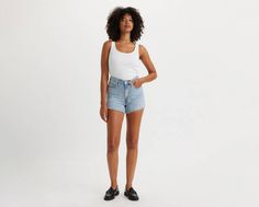 A vintage-inspired flattering fit featuring the higher-than-high rise that made the '80s the fashion decade we can’t stop talking about. With an updated design and sustainably produced denim, think of these '80s Mom Shorts as your parent’s shorts, but better. A vintage, 80s-inspired fit Featuring a 10 3/4-inch high rise With an A-line leg opening for a leg-lengthening effect We made this garment with post-industrial recycled cotton fiber Engineered to keep you cool and wick away moisture Relaxed Fit Jeans For Everyday Summer Wear, Trendy Everyday Levi's Bottoms, Modern Jeans For Everyday Summer Wear, Modern High Waist Summer Shorts, Modern Levi's Relaxed Fit Bottoms, Everyday High Waist Summer Jeans, Summer High-waist Jeans For Everyday, Summer High Waisted Everyday Jeans, Levi's Relaxed Fit Jean Shorts For Summer