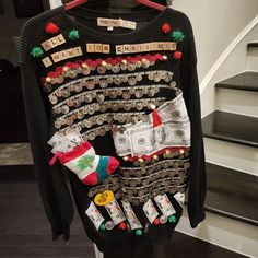 Ugly Christmas Sweater Ugly Christmas Sweaters For Women, Grinch Ugly Christmas Sweater, Ugly Christmas Sweaters Outfit Fashion, Ugly Sweater Ideas Diy, Cute Ugly Christmas Sweater, Funny Ugly Christmas Sweater, Christmas Ugly Sweater, Diy Ugly Sweater Ideas, Ugly Sweater Outfit