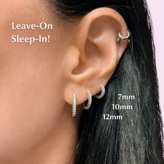 Diamond Hoops to Leave-On and Sleep-In We designed this versatile diamond hoop for many piercings and your infinite combinations. Sustainable lab-grown diamonds. Extra Small 0.14 ctw / Small 0.20 ctw / Medium 0.22 ctw ✦Also available in 14K yellow Gold✦These secure hoops have a hinge and a satisfying snap closure ✦ Dimensions (internal diameter): Extra Small 7mm / Small 10mm / Medium 12mm ✦Recycled sterling silver with a white GOLD post for extra sensitive locations and a stronger snap, rhodium Back Jewelry, Creative People, Recycled Sterling Silver, Instagram Shop, Jewelry Care, Snap Closure, Lab Grown, Lab Grown Diamonds, Diamond Jewelry