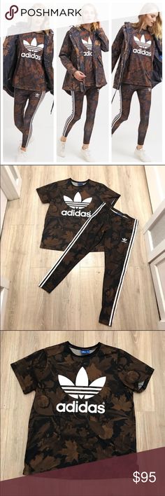 Adidas Brown, Adidas Camo, The Boyfriend, Matching Leggings, Boyfriend Fit