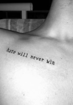 hate will never win - xxx TopTattooIbiza Jahseh Tattoo Ideas, Bad Vibes Forever Tattoo, Wing Ridden Angel Tattoo, What Is Real Will Prosper Tattoo, Xxxtentación Tattoos Ideas, Jahseh Tattoo, Xxxtentacion Tattoos, Deep Tattoos, Deep Tattoo