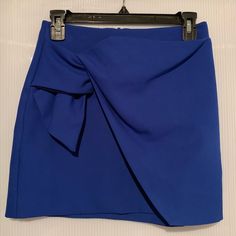 Never Worn, Perfect Condition! Chic Blue Party Skort, Trendy Blue Stretch Skort, Chic Blue Mini Bottoms, Trendy Blue Mini Skirt For Day Out, Blue Lined Skort For Party, Chic Blue Mini-length Bottoms, Blue Skort For Spring Night Out, Blue Skort For Day Out, Chic Blue Skort For Day Out