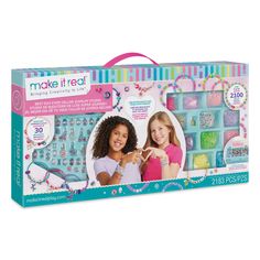 the make it treat kit is packed with beads and bracelets for girls to use