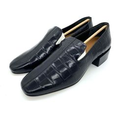 Via Spiga Women's Baudelaire Loafer Black Embossed Patent Leather Shoes. New With Box And Dust Bag. Size 7. With A 1 1/2” Block Heel. Leather Slip-on Evening Loafers, Black Leather Evening Slip-ons, Black Leather Slip-ons For Evening, Leather Round Toe Slip-ons For Evening, Evening Leather Slip-on Loafers, Leather Evening Loafers Slip-on, Leather Slip-on Loafers For Evening, Black Leather-lined Loafers For Evening, Black Leather Lined Loafers For Evening