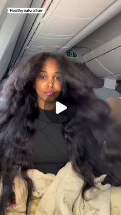 Herbal Hair Care for both Men&Women. on Instagram: "I basically use my hair for entertainment✈️
#longhair #thickhair"