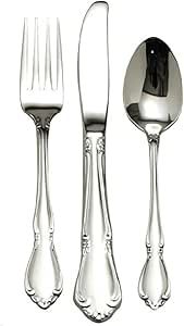 an assortment of silverware including forks, knives and spoons on a white background