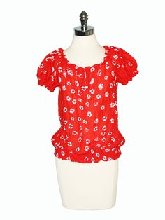 Ella Moss Jocelyn Puffsleeve Boatneck Top    Retail: $119, Avalilly's: $74    Only one medium left!    Call to order! 704-987-0037 Dot Tops, Polka Dot Top, Boat Neck