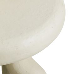 a close up of a white object on a white background with no people around it