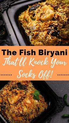 the fish biriyani that'll knock your socks off is on sale