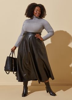 Flowy Maxi Skirt For Fall Workwear, Chic Maxi Skirt For Workwear In Fall, Trendy Full-length Skirt For Fall, Trendy Full Length Skirt For Fall, Chic Flared Maxi Skirt For Fall, Chic Fall Flared Maxi Skirt, Fall Wide Leg Maxi Skirt For Work, Chic Relaxed Maxi Skirt For Fall, Trendy Black Maxi Skirt For Fall