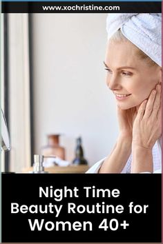 Hand to God! I've got this down to a sceince!: The best nighttime skincare routine for mature skin! It's quick and affordable too! Ageing Gracefully, Nighttime Skincare Routine, Medication Organization, Night Time Skin Care Routine, Nighttime Routine, Nighttime Skincare, Best Skin Care Routine, Morning Skin Care Routine, Sensitive Skin Care