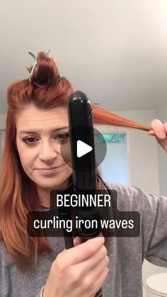 Using A Wand Curling Iron, Curling Hair With A Straight Iron, How To Curl Your Own Hair With A Curling Iron, How To Correctly Curl Your Hair, Curling Medium Hair With Curling Iron, How To Use A Barrel Curling Iron, Bent Curls Tutorial, How To Use Wand Curling Iron, Big Barrel Curling Iron Tutorial