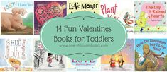 A list of 14 fun Valentines books for Toddlers - This is a great Valentines Day gift idea for Toddlers.| Books for Toddlers. | Valentines Day Ideas For Birthday Pictures, Toddler Valentines Day, Birthday Message For Boyfriend, Birthday Card Puns, Boho Mermaid