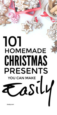 the title for 101 homemade christmas gifts for all the family