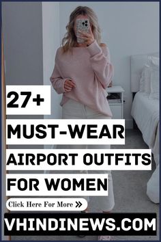 Entdecken Sie 27 trendige Flughafen-Outfits für Frauen, die Komfort und Stil vereinen. Perfekt für lange Flüge und spontane Reisen! #AirportFashion #TravelStyle #ChicOutfits #ComfortableFashion #WomenTravelWear #TravelOutfitInspo #AirportLooks #TravelWardrobe #StylishTravel #TrendyAirportOutfits What To Wear On A Plane, Airport Outfit Leggings