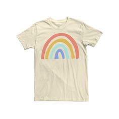 Add a colorful touch to your look with this men's rainbow tee. Crewneck Short sleevesFABRIC & CARE Cotton Machine wash Imported Add a colorful touch to your look with this men's rainbow tee. Licensed Character Add a colorful touch to your look with this men's rainbow tee. Color: Natural. Gender: male. Age Group: adult. Pattern: Graphic. Rainbow Tee, Pattern Graphic, This Man, Fabric Care, Age Group, Size Chart, Rainbow, Sun, Mens Graphic Tshirt