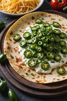 A photo of a  Jalapeños which is a type of Sides for Quesadillas