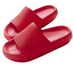 Nwt Pillow Slides Slippers Size 7/8 New With Tags. No Flaws. - Color: Red (Also Available In Black And Pink) - Super Comfy Slides - Moulded Footbed - Lightweight - 100% Eva Sole Measurement: - 7/8: 10" I’m Happy To Answer Any Questions Returns Are Not Accepted Bundle To Save 15% Off On 2+ Items No Trades. Offers Welcome!! Tags: Comfy, Loungewear, Beach, Pool, Casual, Trendy Red Slides For Spring Vacation, Comfortable Red Flip Flops For Vacation, Trendy Red Slide Sandals, Casual Red Non-slip Flip Flops, Red Casual Flip Flops With Cushioned Footbed, Casual Red Flip Flops With Cushioned Footbed, Red Slides With Cushioned Footbed For Summer, Comfortable Red Slides With Round Toe, Red Cushioned Slides For Summer