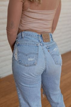 Mid Waisted Jeans, Alex Evans, Edgy Clothing, Mid Waist Jeans, Tempe Az, Motorcycle Jackets, Vintage Levis Jeans, Jeans High Waisted, Clothing Jeans