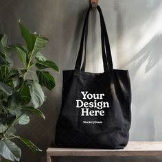 Instantly enhance your online store with our high-quality digital download of this blank tote bag mockup image! Perfect for showcasing your unique designs and artwork. By using our mockups, you can easily place your artwork on the bag and create a stunning visual representation of your products. ⚡ INSTANT DOWNLOAD: Your JPG file at size 2000px x 2000px is instantly downloaded after your payment has cleared with Etsy. No physical product will be sent to you. No refund on digital products. More information about Etsy downloads can be found here: https://www.etsy.com/help/article/3949 If you have trouble using this file, please contact me - I'm happy to help! ⚡ TERMS OF USE: You are allowed to use this product for personal and commercial use. You cannot resell this digital file. By utilising Customizable Eco-friendly Black Bags, Customizable Black Rectangular Bag, Black Tote Bag For Personal Use, Customizable Black Tote Bag, Customizable Black Canvas Bag For Daily Use, Customizable Black Everyday Bags, Customizable Black Canvas Bag For Everyday Use, Customizable Black Rectangular Canvas Bag, Customizable Black Bag For Daily Use