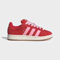 adidas Campus 00s Shoes - Red | Unisex Lifestyle | adidas US Campus 00s Shoes, 00s Shoes, Campus Adidas, Adidas Campus 00s, Baskets Adidas, Adidas Spezial, Adidas Sneaker, Adidas Campus, Casual Sneakers Women