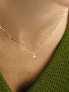 Editor's NotesJewelry collection from LUNNE will flatter any look gracefully.- Signity stone necklace- Minimal and elegance- High shine texture- Works well with layering- Cable chain with extender*Price may vary by option.Measurement (in.)* Length Options as below- 15/15.7 in.- 15.7/16.5 in.Composition & Care- 14K Gold, AAA Signity Stone- Avoid direct heat and moisture- Wipe with a dry clothDesigner- by LUNNE Texture Words, Stone Necklace, Cable Chain, Layering, Moisturizer, Cable, Composition, Heat, Texture