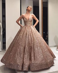 Neckline: Strapless  Silhouette: Ball Gown  Train: Sweep / Brush Train  Sleeve Length: Sleeveless Gold Ball Gown, Sequin Ball Gown, Sweep Train Prom Dress, Gold Prom Dresses, Pageant Dress, Ball Gowns Prom, Tulle Prom Dress, Prom Dresses Ball Gown, Gowns With Sleeves