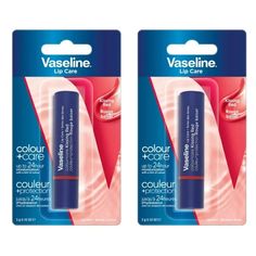 #ad 2X VASELINE Lip Therapy Colour+Care Kissing Red 3g Ship within 24h Merry Berry, Color Care, Vaseline, Lip Care, Beauty Skin, Lip Balm