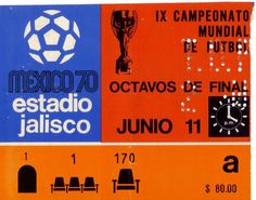 a ticket for the 2010 mexico soccer world cup is shown in spanish and english language