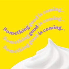 dessert cream yellow purple design dessert Instagram Story Teaser Ideas, Coming Soon Teaser Design, Product Launch Social Media Post, Teaser Product Launch, Instagram Teaser Posts, Launch Post Ideas