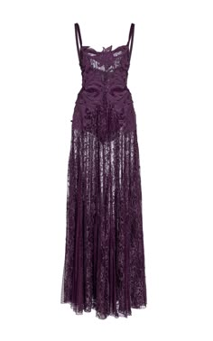 Long Spaghetti Strap Dress, Long Purple Dress, Purple Evening Gowns, Gown Purple, Purple Long Dress, Lace Long Dress, Purple Evening Dress, Purple Lace Dress, Long Fitted Dresses