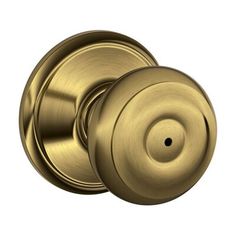 an image of a golden door knob