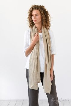 Please note that due to a very busy period we are not able to process custom orders at the moment, we apologize for the inconvenience. We will be taking custom orders again from the 15th of August. Thank you for your patience!- - - - - -Linen scarf in a beautiful cappuccino color (light brown / milky coffee color). Beautifully muted earth tones make this scarf perfect for both hot summer days or rainy, cooler spring months. Wear it around your neck or on your shoulders as a shawl.Please note tha Beige Linen Bohemian Scarf, Bohemian Beige Linen Scarf, Milky Coffee, Hot Outfit Ideas, Cappuccino Color, Spring Months, Linen Scarf, Navy Blue Linen, Linen Scarves