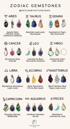 Zodiac Gemstones, برج الميزان, Kartu Tarot, Materi Bahasa Jepang