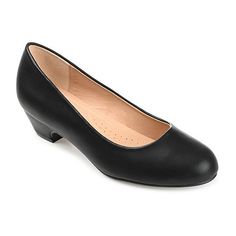 Step into sophisticated style when you wear these faux leather pumps from Journee Collection. These wear-anywhere heels are constructed out of faux leather and feature a comfort-sole footbed designFeatures: ComfortClosure Type: Slip-OnShoe Heel Height: 1 1/2 InchesUpper/Outer Base Material: 100% PolyuretheneShoe Lining Material: PolyurethaneSole Material Content: 100% PolyurethaneToe Type: Round ToeHeel Style: Kitten HeelCountry of Origin: Imported Block Heel Pumps, Let You Go, Shoes Pumps, Journee Collection, Heel Pumps, Leather Pumps, Sophisticated Style, Pumps Heels, Baby Animals