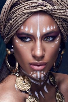 Warrior Makeup, African Photography, Editorial Styling, Photography Editorial, Beauty Hacks Video