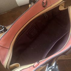 Reposhing This Item I Purchased From @Holymoonlight. Loved It, But Ready To Rotate For Something New. Questions? Leave A Comment Below! Bags Coach, Leather Satchel Bag, Satchel Bag, Pink Gray, Leather Satchel, Satchel Bags, Pink Grey, Coach Bags, Something New