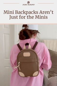 Mini backpacks aren’t just for the minis! The Jon Hart Mini Backpack offers a compact yet stylish design, perfect for anyone on the go. With its customizable colors and monogram options, this bag is both practical and chic, making it ideal for everyday use, whether you're running errands or heading out for a day trip. Compact in size but big on style, this mini backpack is perfect for all ages. Mini Backpacks