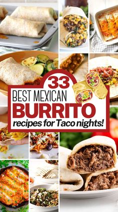 the best mexican burritos for taco nights