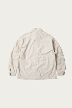 This reinterpretation of vintage French work jackets is crafted from soft, vintage cotton twill fabric which has been bio-washed. As it ages, it develops a cooler mood. Three outer pockets and one inner pocket are arranged in a balanced way on the front. The inner pocket and pear label are intentionally designed to show the stitching from the outside, creating distinctive, aged detailing. This generous-fitting French work jacket is perfect for a range of styles. Fits true to size. Backsatin Bio Popeye Magazine, Native Son, Canoe Club, Comme Des Garcons Play, Work Jacket, Our Legacy, Work Jackets, Mm6 Maison Margiela, Engineered Garments