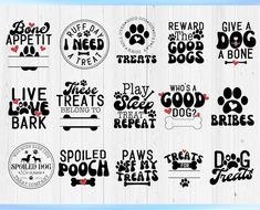 dog svg files for cricut, silhouettes and other cutting machines are available