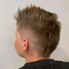 Little Boy Mowhawk Haircuts, Euro Mullet Kids, Toddler Boy Faux Hawk, Patrick Mahomes Haircut For Boys, Baseball Mullet Haircut Boys, Boys Fohawk Haircut Kids, Eurohawk Boys Haircut, Fauxhawk Fade Boys