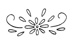 an image of a flower that is drawn in black and white