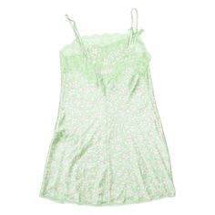 Item is in used condition. Label says size XS. Item has a small marks to the lower back, reflected in the price. >Size: UK 6 >Armpit To Armpit: 13" >Armpit To Cuff: N/A" >Collar To Hem: 25" Green Sleeveless Slip Dress For Spring, Fitted Sleeveless Slip Dress For Daywear, Green Camisole Slip Dress For Summer, Sleeveless Fitted Slip Dress For Daywear, Green Slip Dress For Summer Daywear, Green Sleeveless Slip Dress For Daywear, Sleeveless Lined Slip Dress For Daywear, Green Cami Mini Dress For Spring, Casual Green Sleeveless Slip Dress