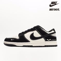 Nike Dunk Low Batman Black White FC1688-300-DUNKS- Cool Shoes Aesthetic, Batman Jordans, Nice Black Shoes, Nike Lows, Low Dunk Nike, Obsidian Nike, Lv X Nike, Black Dunks, Jordan Dunks